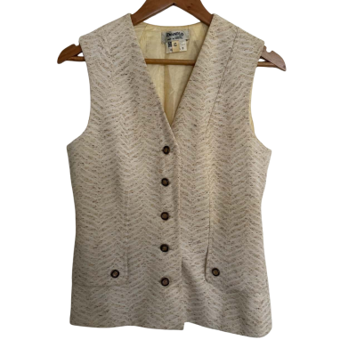 Vintage Dereta. London. Fitted Vest.   Size 12 