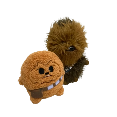 2 x Chewbacca Plush Mini Toys