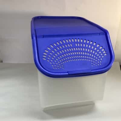 Tupperware Modular Mates Potato / Onion Keeper Blue 