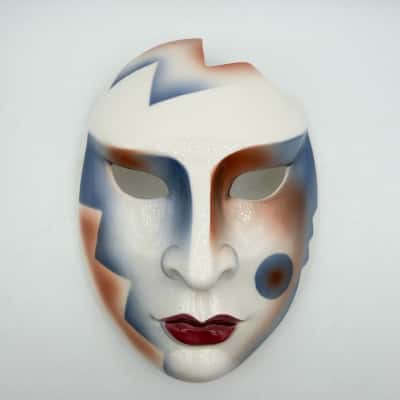 Vintage 1970s-1980s, Theatre Mardi Gras Ceramic Wall Mask 