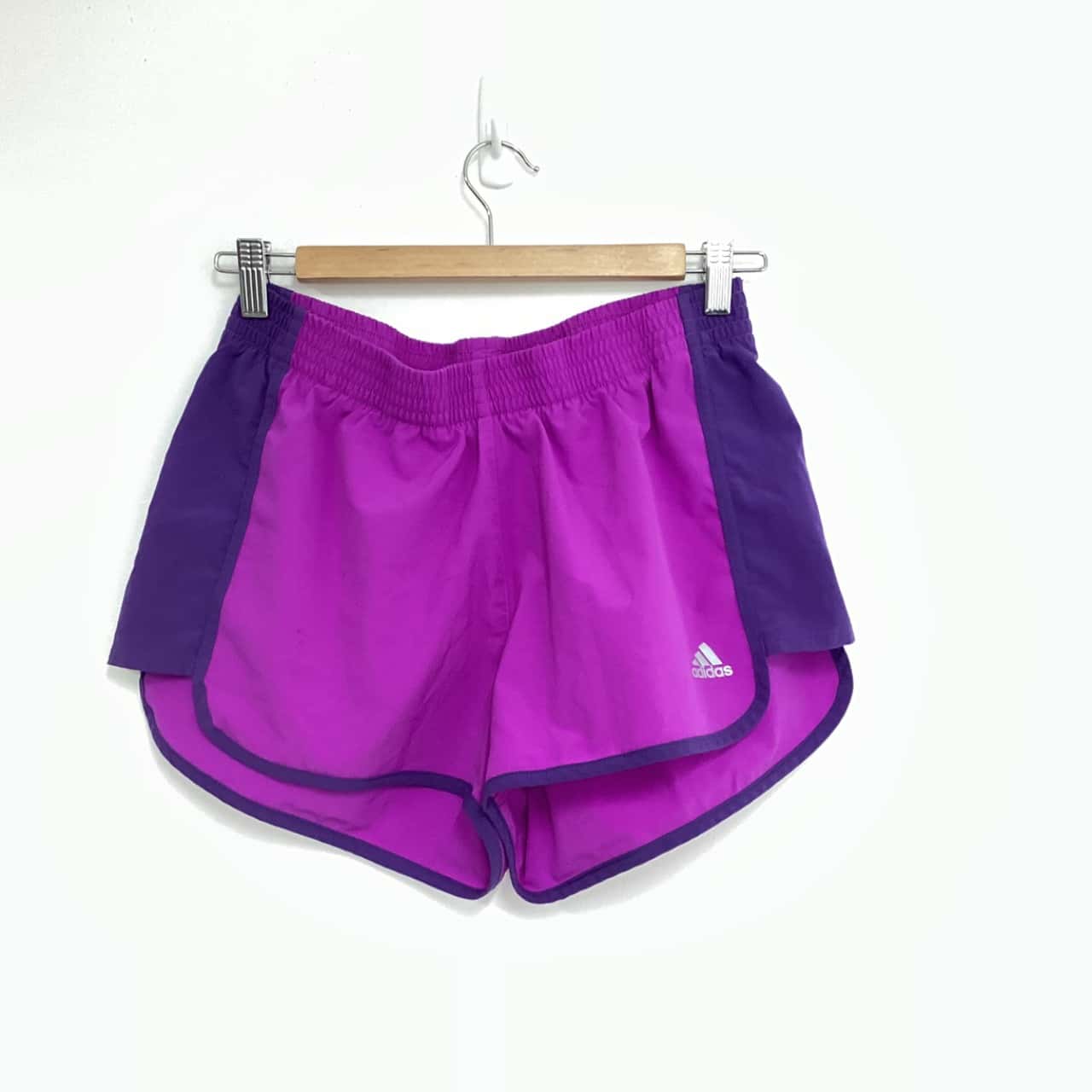 Adidas Womens Size M Shorts Purple (s)