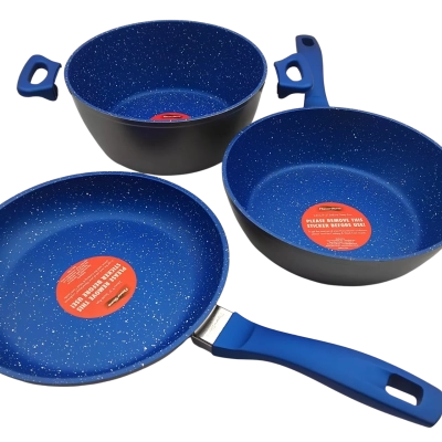FlavorStone 4-Piece Master Set Pot and Pan Set