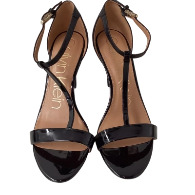 Calvin Klein Womens  Size 39 EU Heels Black  