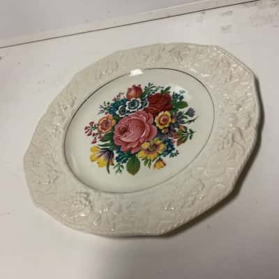 Weatherby England Falcon ware Antique Plate With Floral pattern
