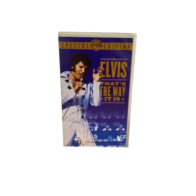 Elvis - That’s The Way It Is - VHS Tape 1970 Documentary 