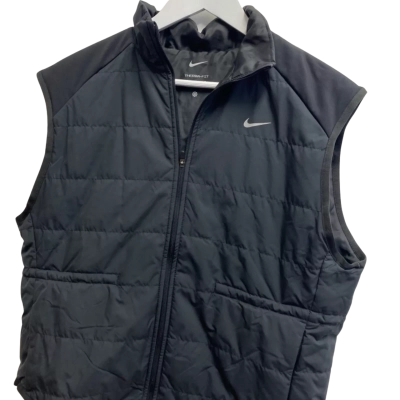 Nike Mens  Size M Front Zipper / Puffer Black Sleevlees