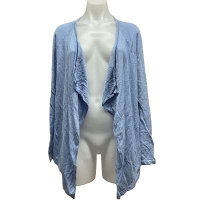 Tommy Hilfiger Womens Wool/ Cotton Mix Size M Cardigan Sky Blue 