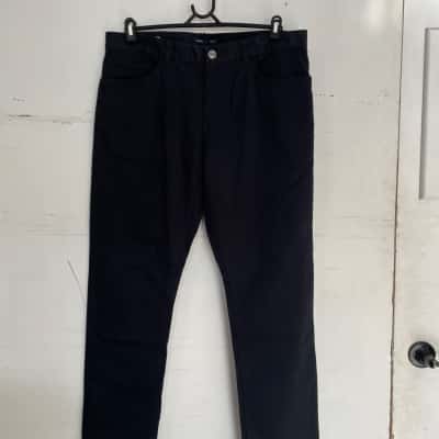 Sportscraft Mens  Size 34 Straight Leg Pants Navy Blue 