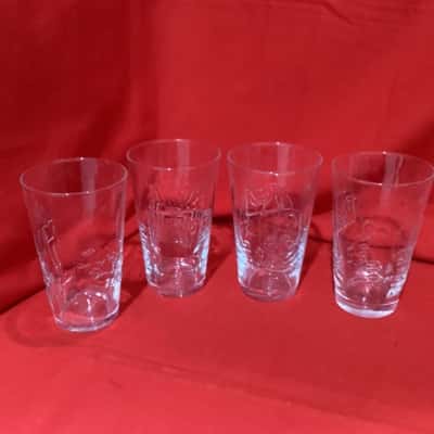 4 x McDonald 2024 Collector’s Edition Glasses
