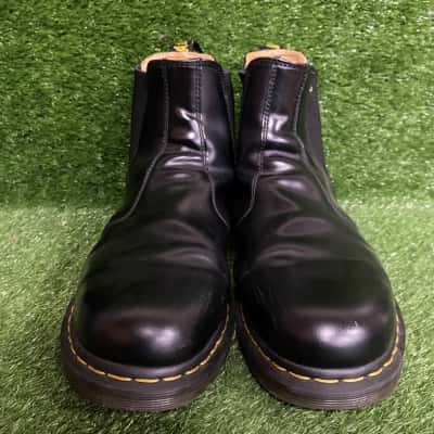 Dr Martens 2976 Black Elastic-Side Boots Size 12 US