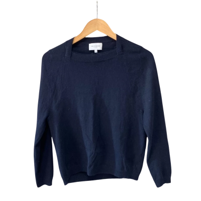 Eric Bompard Cashmere Womens  Size S Pullover Navy Blue 