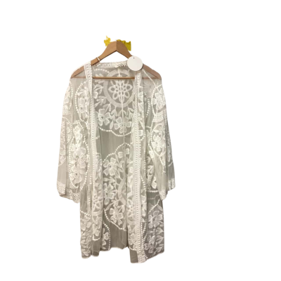 BNWT Umgee Size XL Floral / White  Open Jacket 