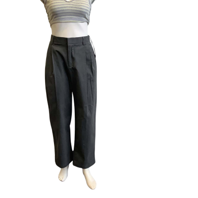 BNWT Realtakai Womens  Size M Straight Leg Pants Grey 