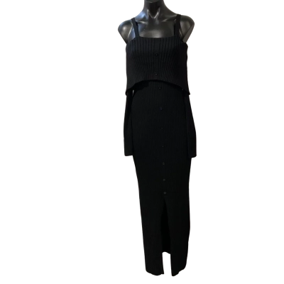 KIHILIST   Size S Long Sleeve Dress / Off The Shoulder Dress Black  
