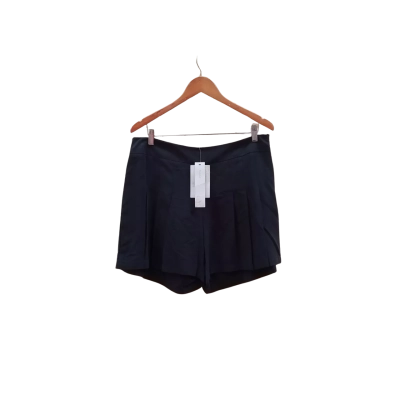 Womens Laura Ashley Black 100% Silk Shorts Size 14 NEW WITH TAGS