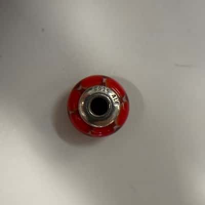 Red glass pandora pendant 