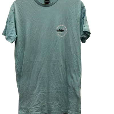 WNDRR Mens  Size M Short Sleeve Shirt Turquoise 