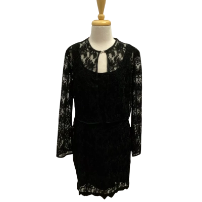 Farouche Lace Dress With Jacket.  Size 12