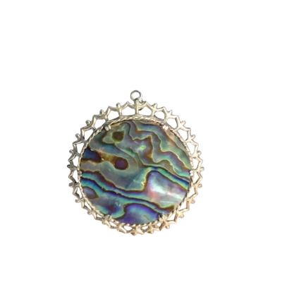  Womens Pendant Paua shell / Silver 