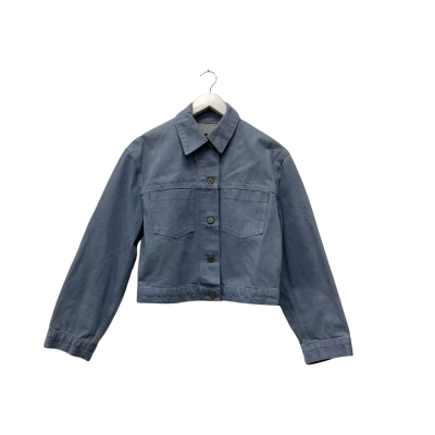 Zara Womens  Size 8 / S Cropped  / Denim Jacket Blue 