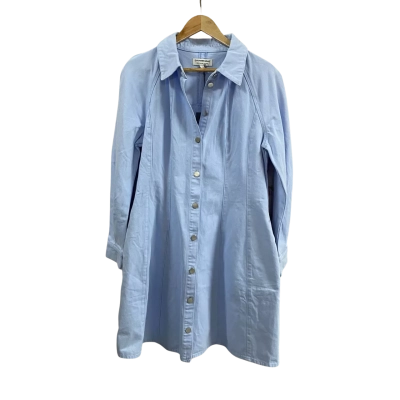 Country Road Womens  Size 16 Denim Panelled Mini Dress Pale Blue 