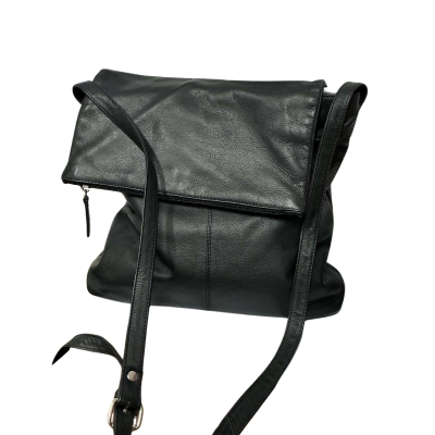   Joan Weisz Womens Cross Body  Messenger Bag Black  