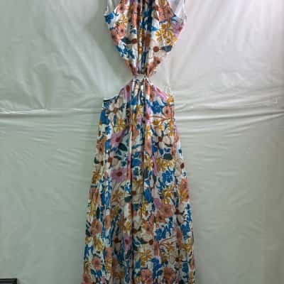 Dotti Womens  Size 10 Floral Dress Multicoloured 