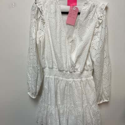 Lilly Pulitzer Womens  Size 16 Pattern / White 