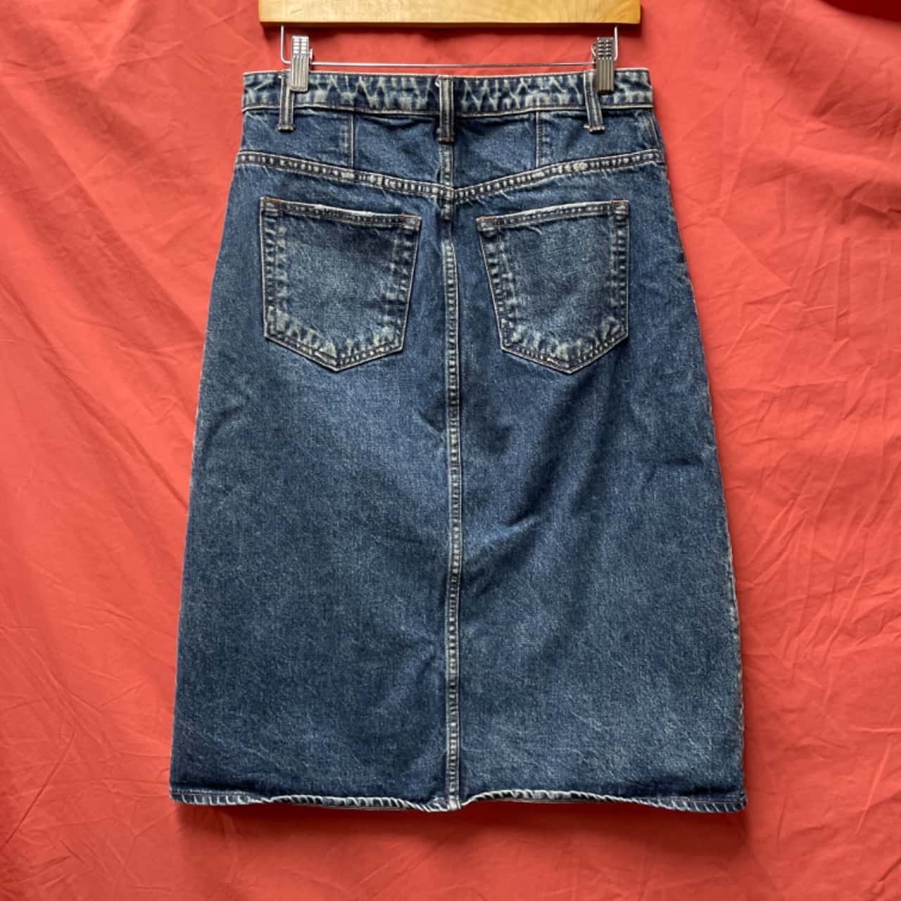 HELMUT LANG Women's Skirt Size 28 Denim Navy Blue (s)