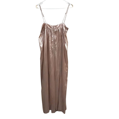 Zara Woman Womens Metallic Pink Jumpsuit  