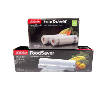 Sunbeam Food Saver Store ‘n Cut with 2 (20 cmx 6.7mrolls). 