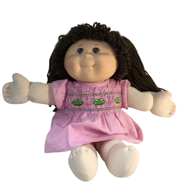 Vintage Brown Hair Cabbage Patch Doll