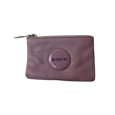 Mimco Pouch Womens Purple soft leather