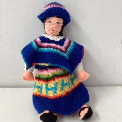 HOMEMADE KNITTED PERUVIAN LADY