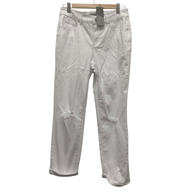 Katies Womens Size 10 White Jeans