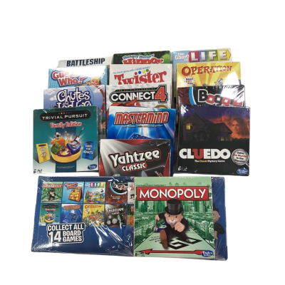 Hasbro Gaming Family Favourites 14 games All New SEALED  (Miniature Game Set)