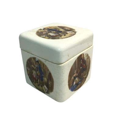 Vintage twining & Company of London Porcelain Tea Caddy 