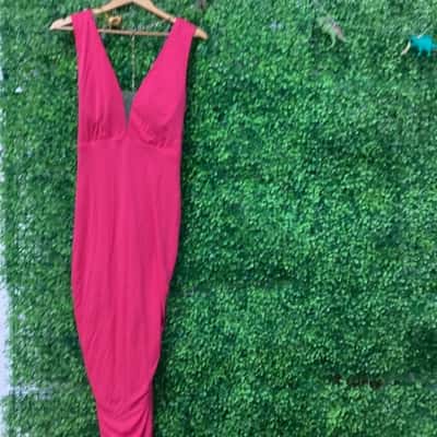  Nicole Bakti  Size L Formal Dress Pink  