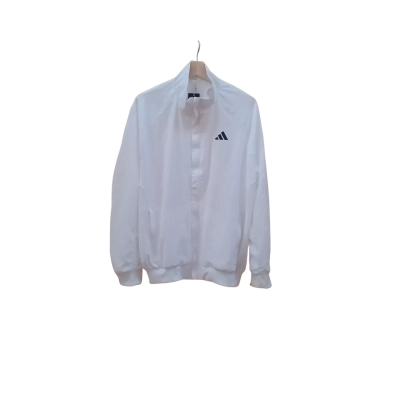 Womens Adidas  White Zip Up Tennis Sport Jacket Size S NEW WITH TAGS