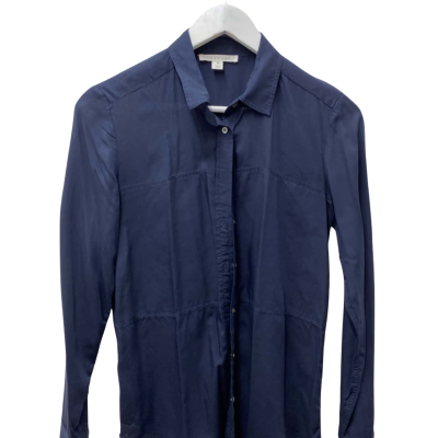 Trenery Womens  Size XS Long Sleeve Top Navy Blue 