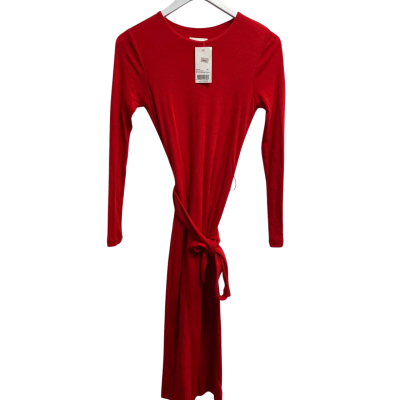 Kookai Womens  Size One Size Long Sleeve Dress Red 