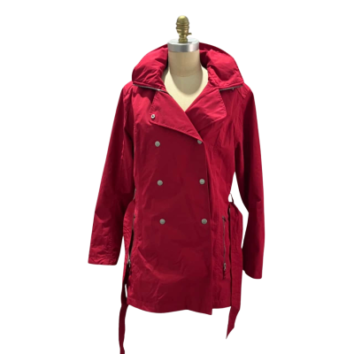 Helly Hansen Women's Size XL Hooded Trench Winter Jacket Pink 