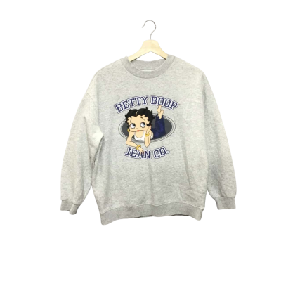 Betty Boop Women's  Size 6 Grey Jumper