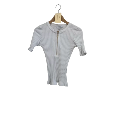 Witchery Womens  Size XXS Short Sleeve Top White 