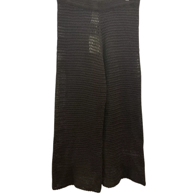 Venroy Womens Crochet Pants Size L Brown 