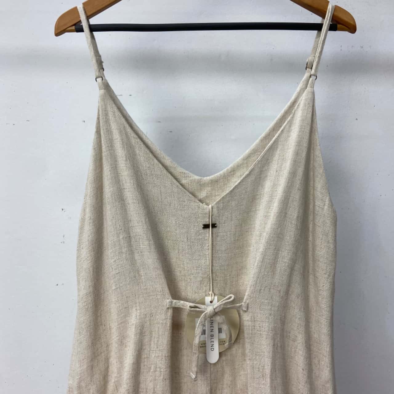 Ghanda Womens Size L Midi Dress Beige (s) - New With Tags | Salvos Stores