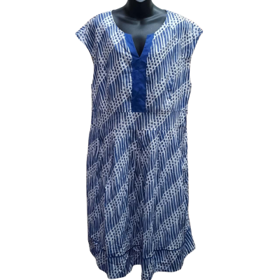 New With Tags YARRA TRAIL Size 20 'Blue Chalk' Print Dress