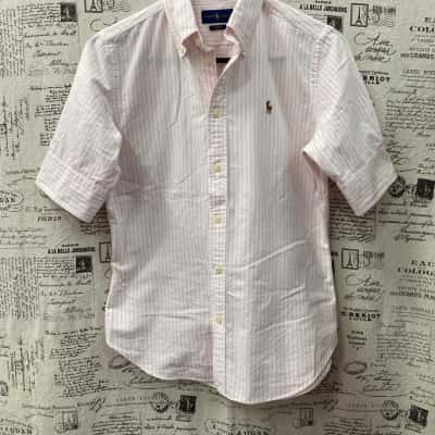 Ralph Lauren Womens  Size 10 Pink  / Pinstriped / White 