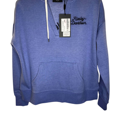 Harley Davidson Mens  Size L Blue Hoodie 