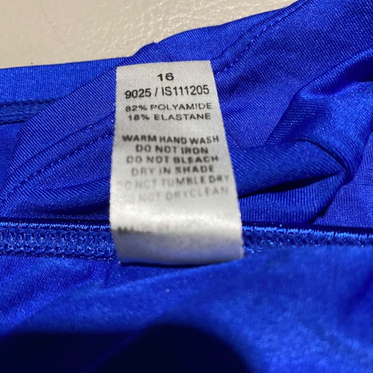 Intimo Sizing Intimo Womens Size 16 Bodycon Slip Blue